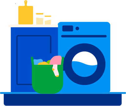 Washing machine illustration