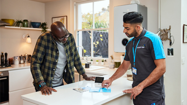 british gas oven installation