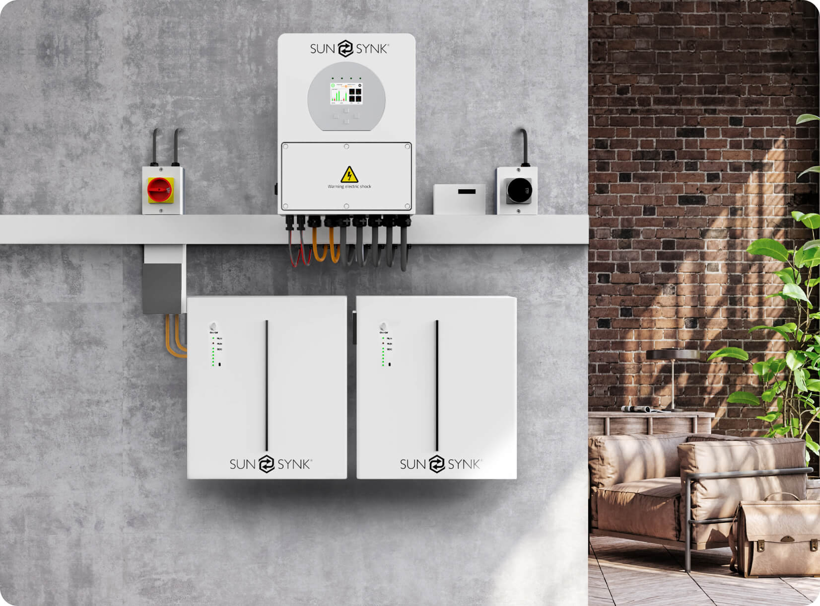 Sunsynk smart solar batteries in the home